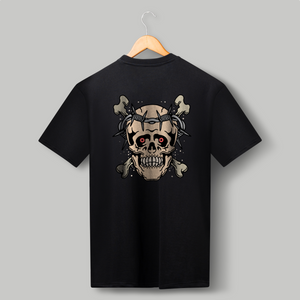 Barbed Wire Skull T-shirt