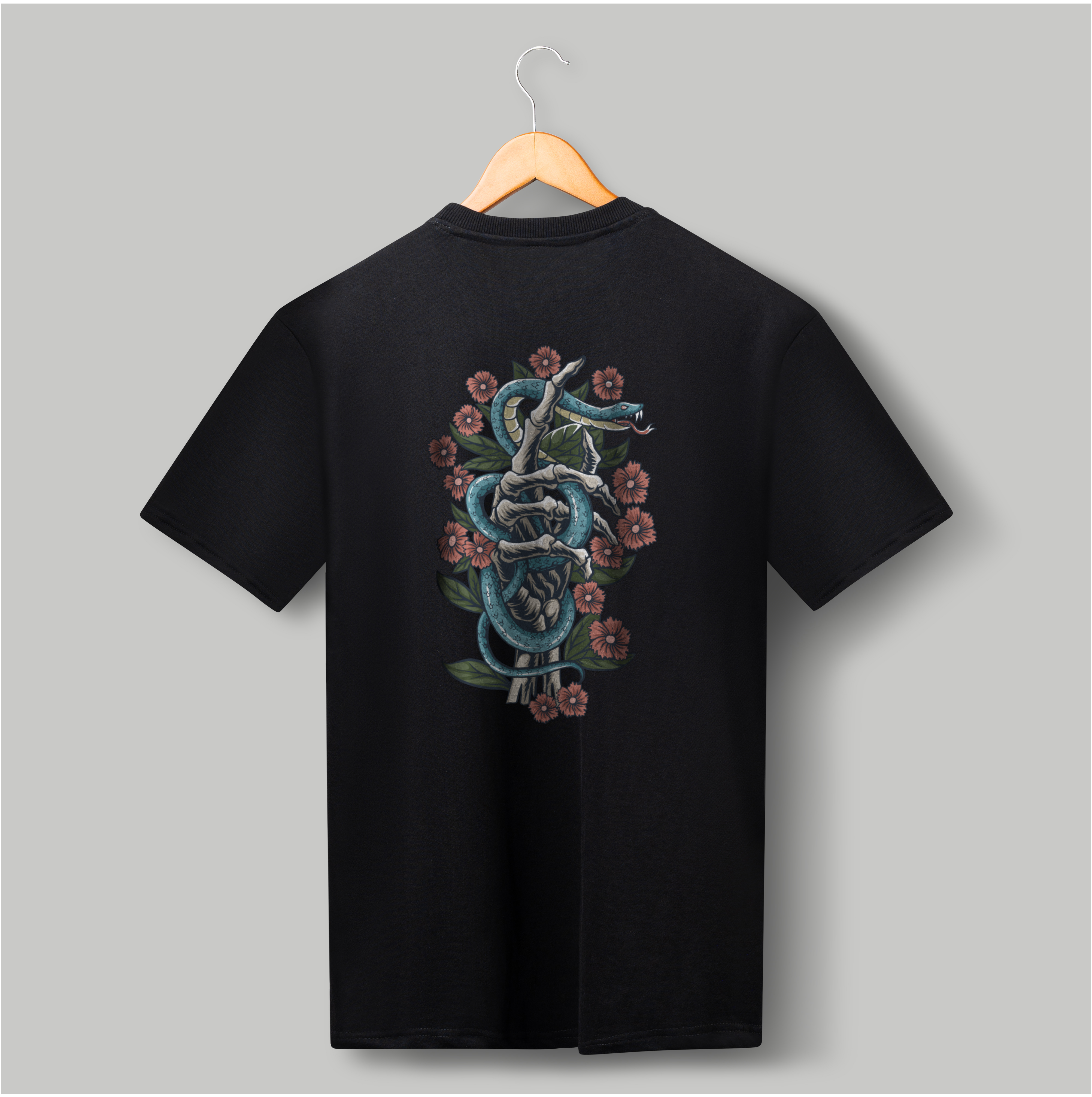 Floral Snake T-shirt