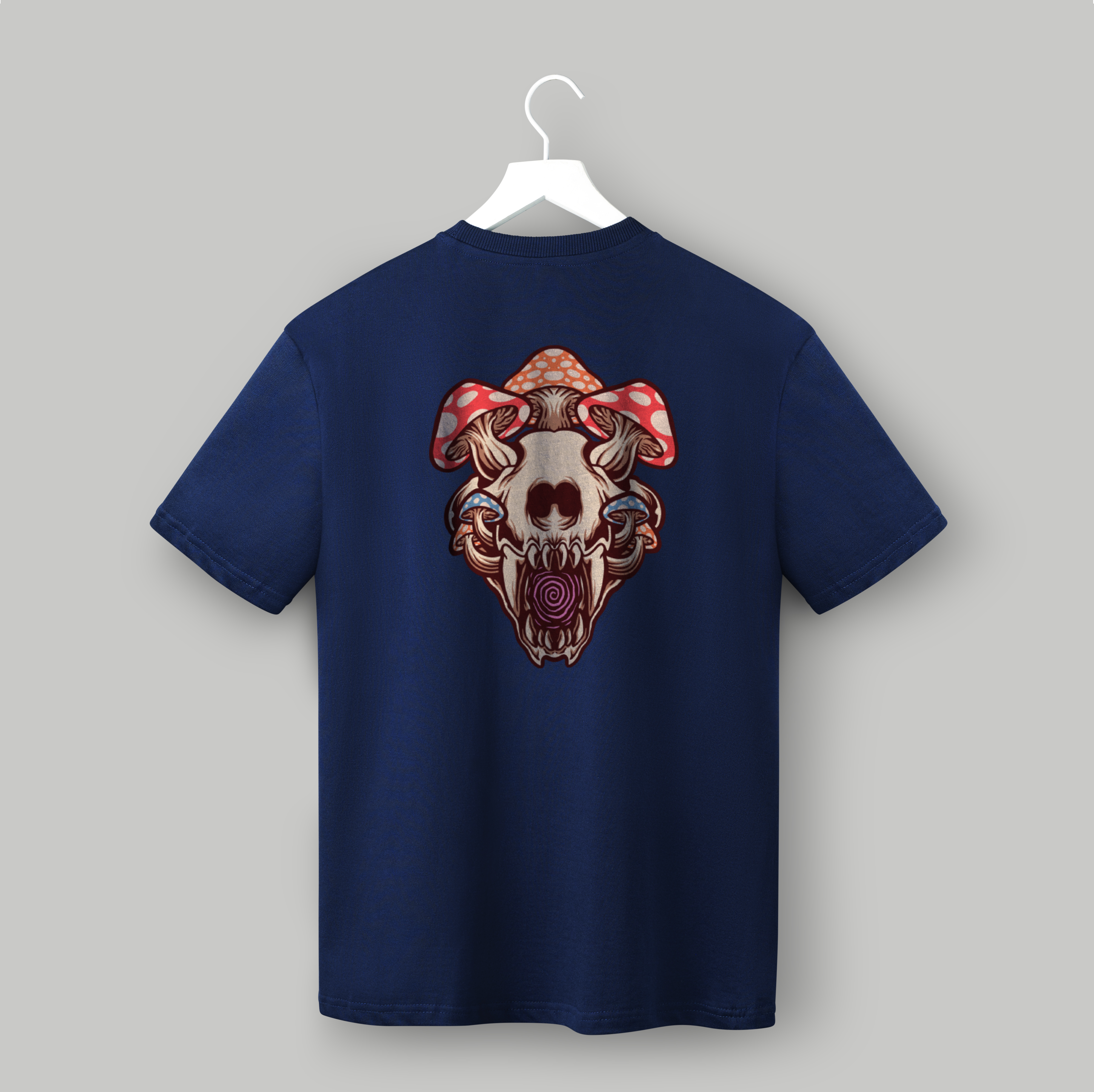 Tiger Skull Mushrooms T-shirt