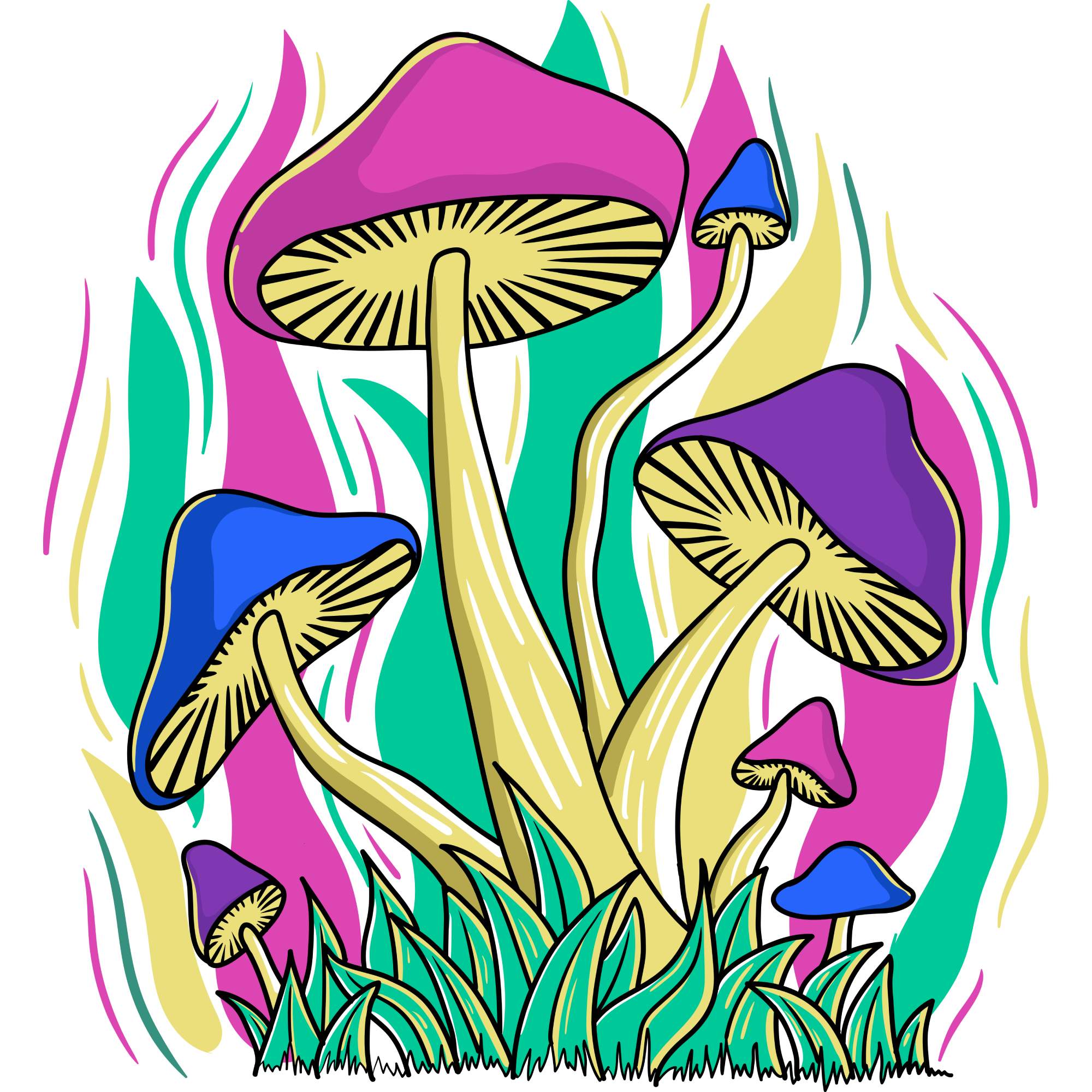 Trippy Mushroom T-shirt