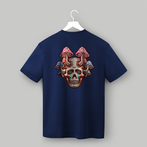 Trippy Skull Mushrooms T-shirt